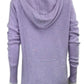 BRODIE Lavender 100% Cashmere Sweater Jacket Size L