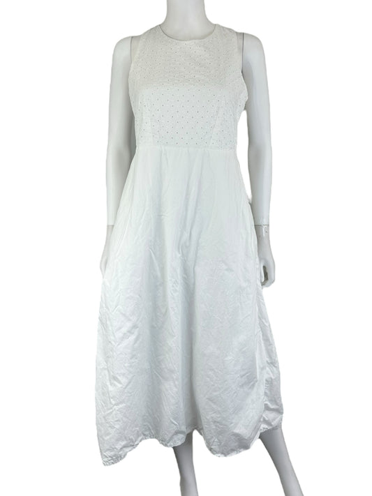 Reistor White Casual Dress Size S