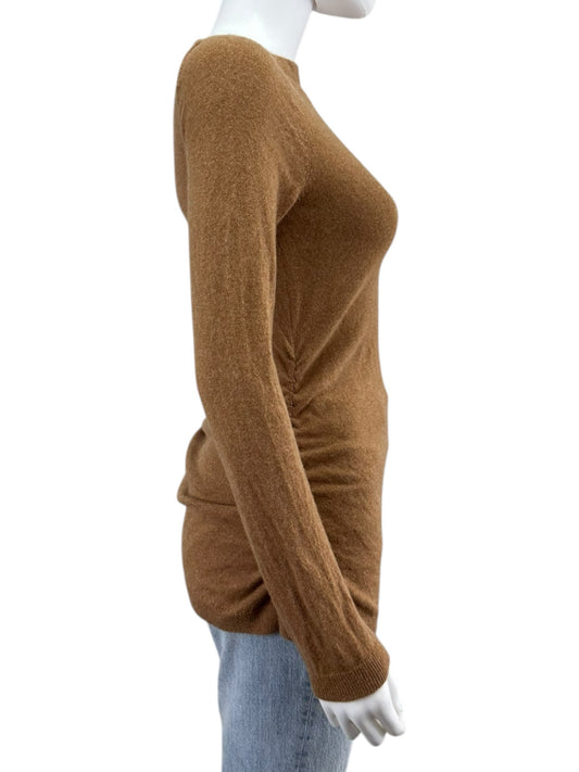 Theory Brown Boatneck Sweater Size S Sweater