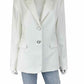 ANTONIO MELANI NWT White Jessilyn Blazer Size 14