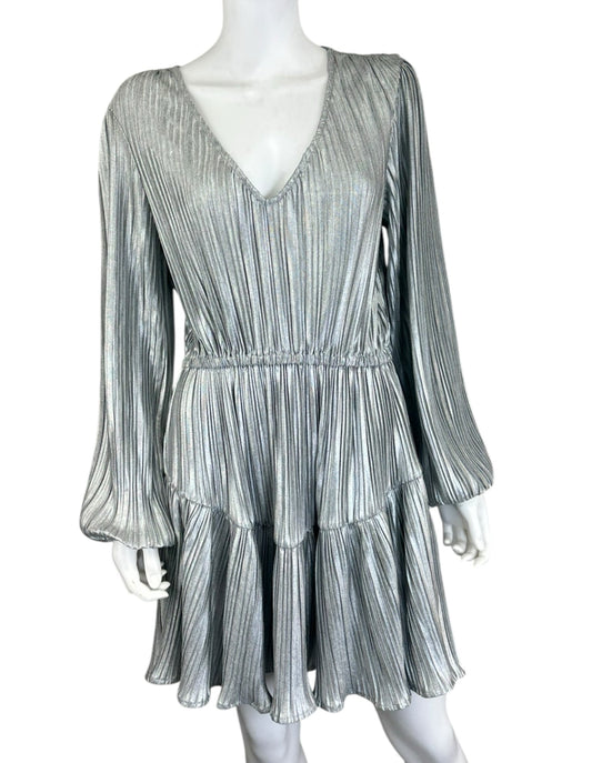 STEVE MADDEN NWT Silver KARA Mini Dress Size M