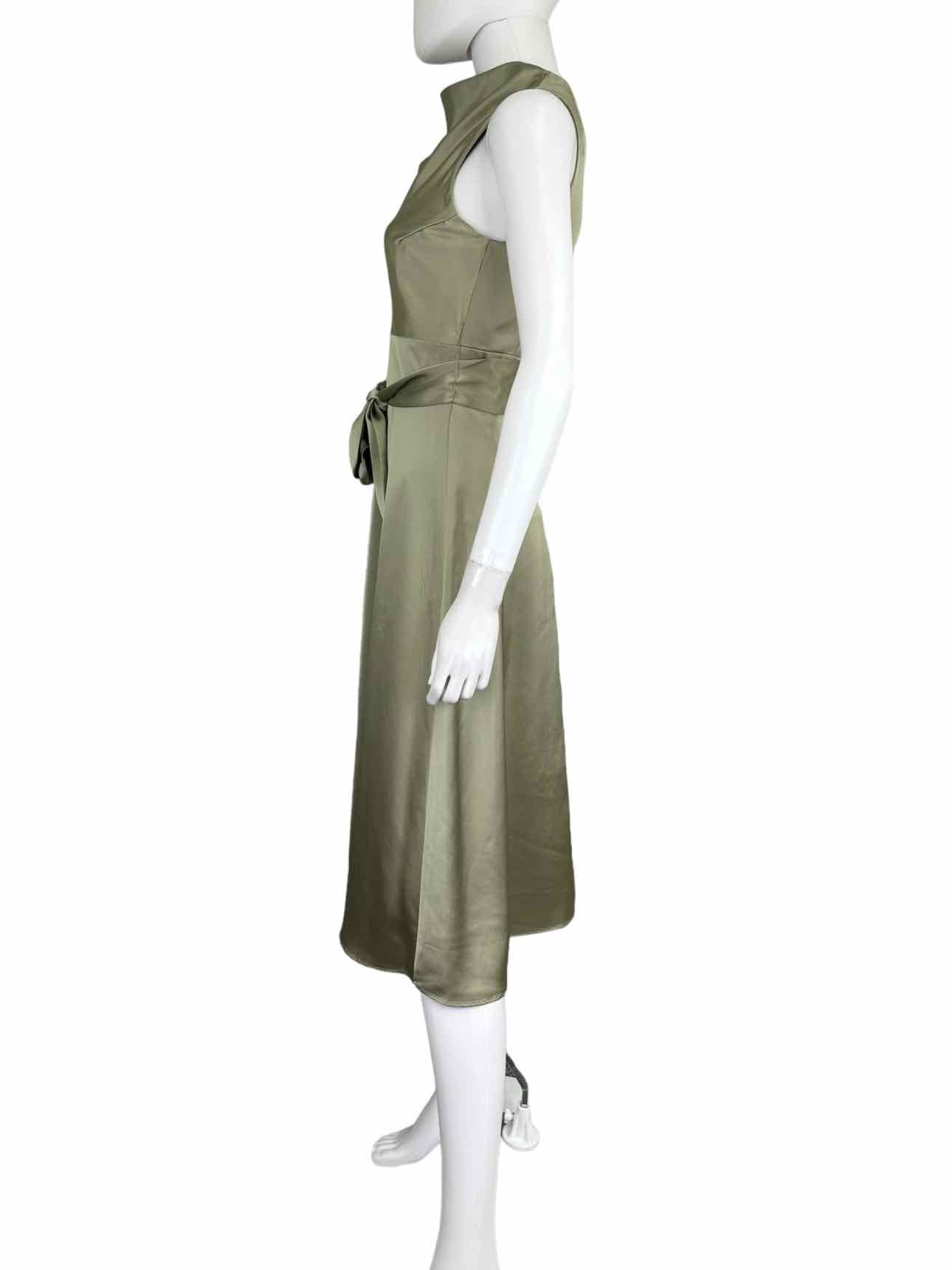 ANTONIO MELANI Green Halter Cocktail Dress Size 0