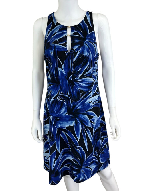 Tommy Bahama NWT Blue Jasmina Bravo Blooms Shift Dress Size M