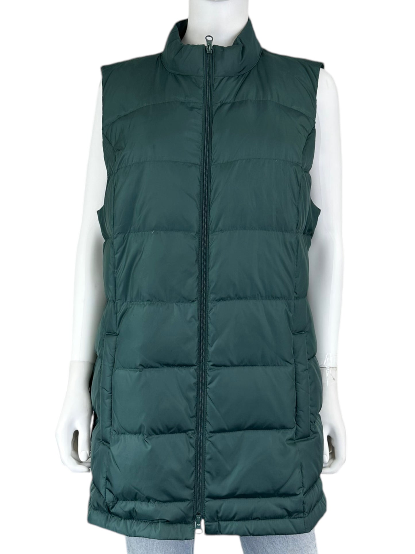 J. Jill Green Puffer Vest Size L