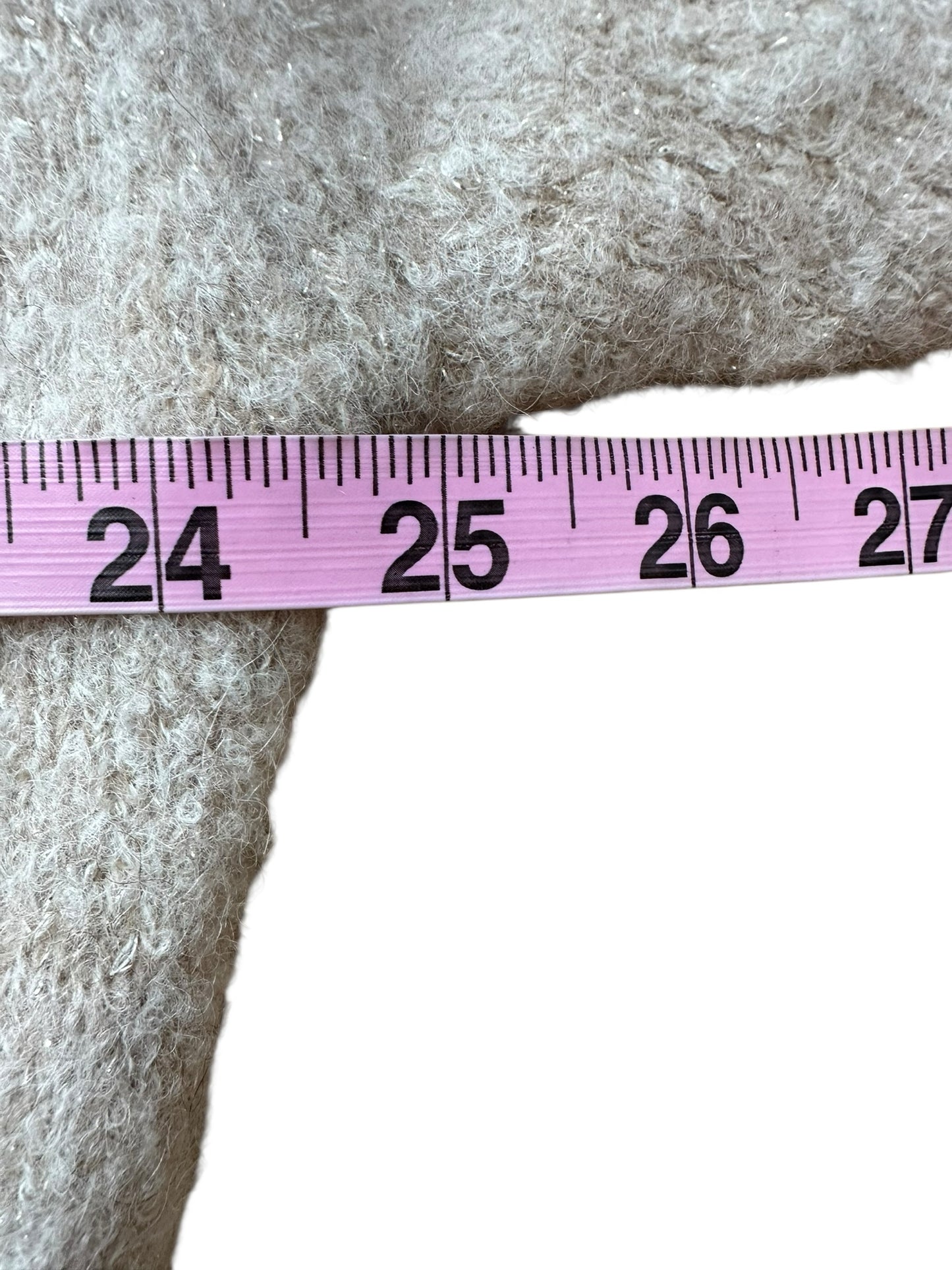 BROCHU WALKER Beige Wool Alpaca Blend Sweater Size L