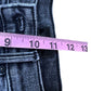 MOTHER  Black Cropped Jeans Size 24