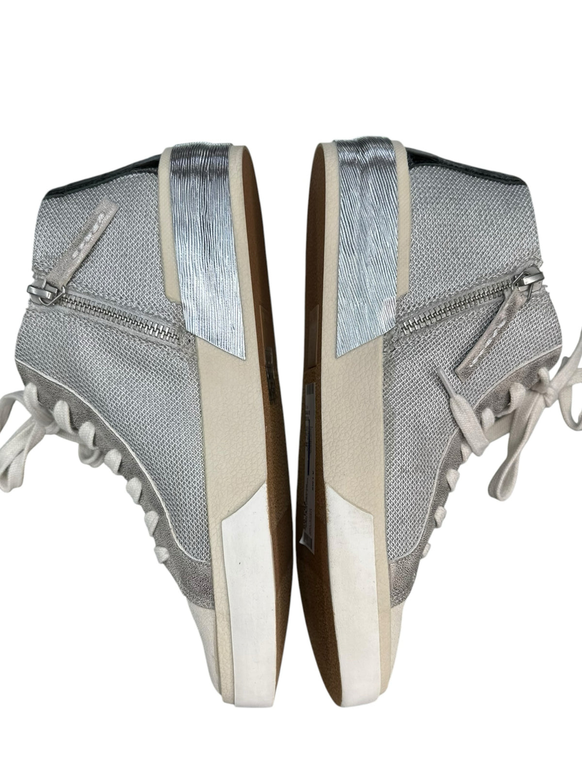 Dolce Vita Silver 'Zoel' Sneakers Size 8
