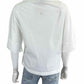 HARSHMAN White Boxy Blouse Size XS