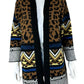 by anthropologie Marseille Leopard Sweater Cardigan Size XS