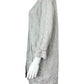 EILEEN FISHER White Striped 100% Organic Linen Dress Size S