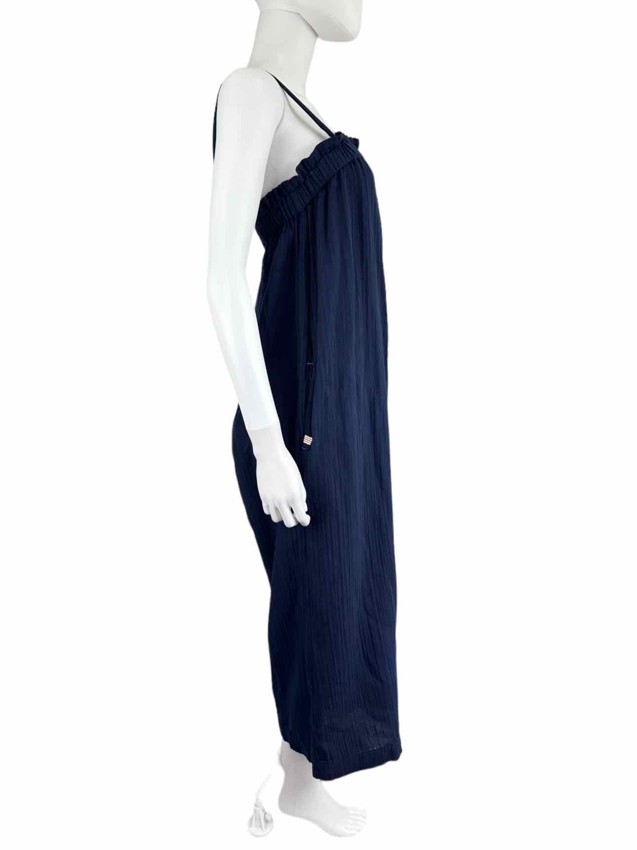 SUNDRY Navy Blue Gauze Jumpsuit Size 0