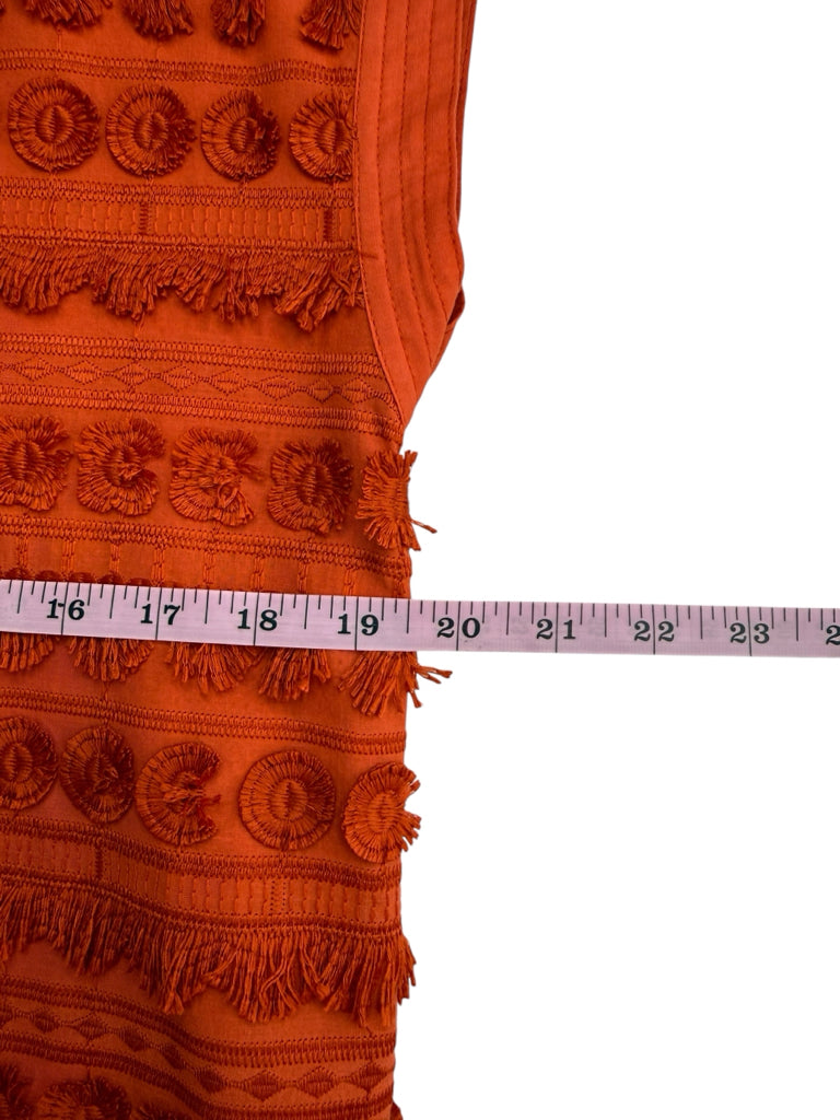Marie Oliver Orange Herra Mini Dress Size M