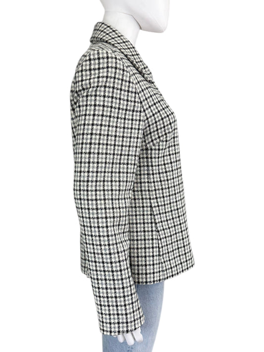 BANANA REPUBLIC Plaid Wool Jacket Size 12