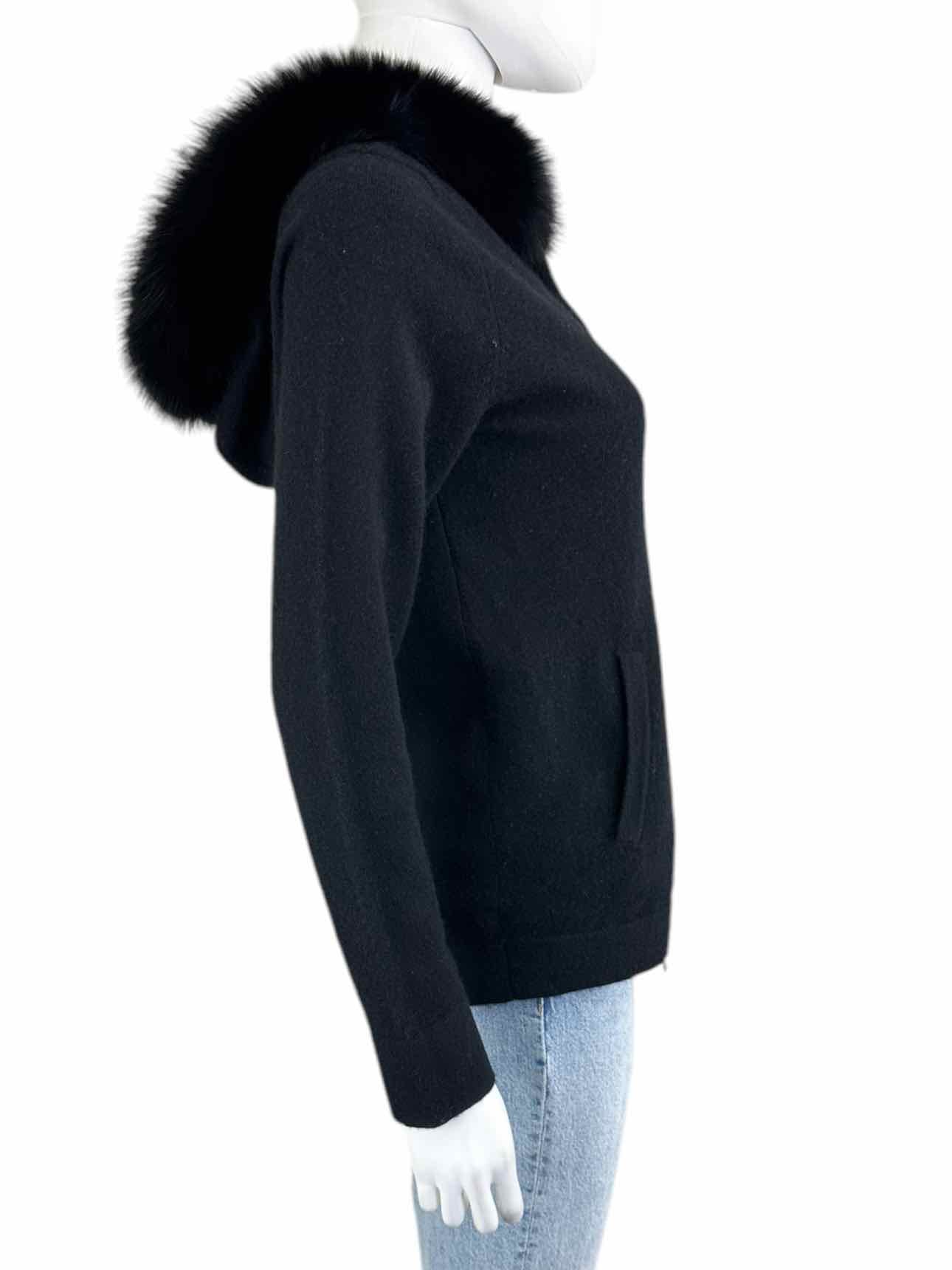 Elena Solano 100% Cashmere Fur Jacket Size S