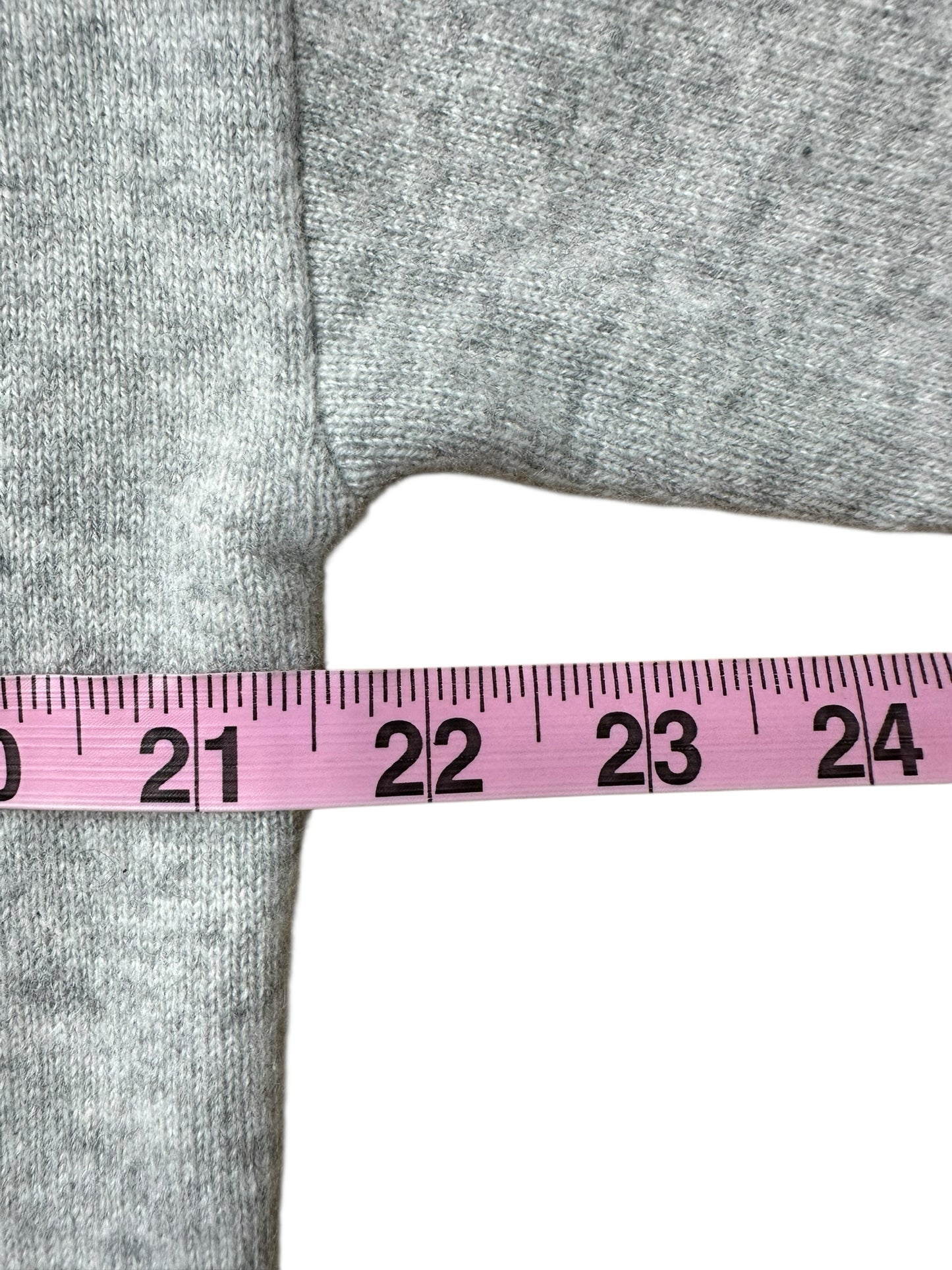 one grey day Gray 100% Cashmere Duster Cardigan Size S