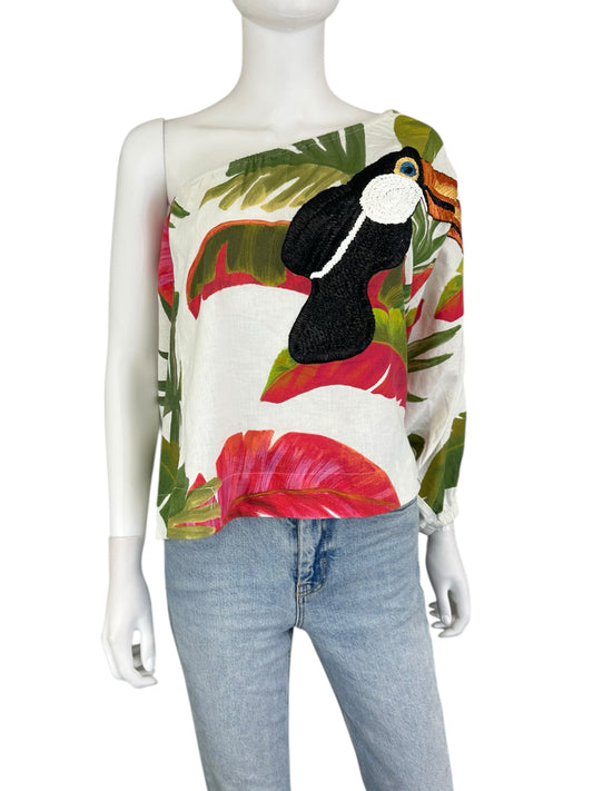 FARM Rio Tropical Blouse Size XS