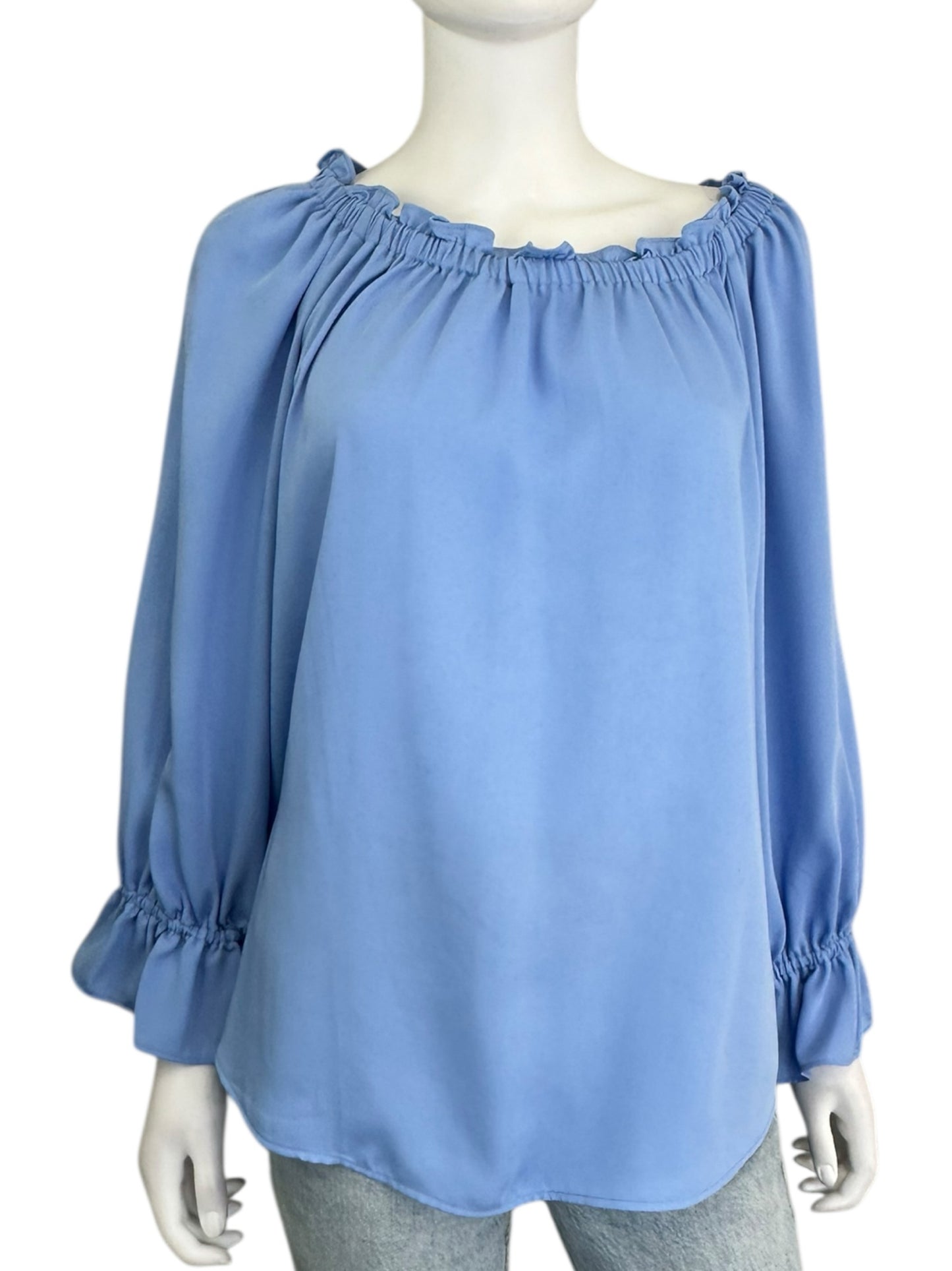 NWT Talbots Light Blue Blouse Size M