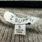 Z SUPPLY NWT Beige Striped Sweater Dress Size S