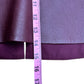BCBGMAXAZRIA Burgundy Vegan Leather Blouse Size L