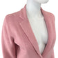 J. Crew Pink 100% Cotton Schoolboy Sweater Blazer Size S