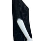 Reiss Black Floral Burnout Blouse Size 4