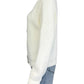 Sadie & Sage NWT White Porcelain Rhinestone Bow Cardigan Size XS