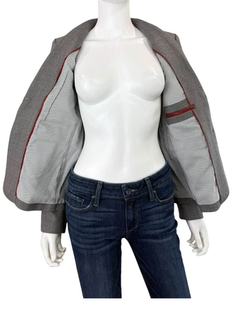 J. Crew Gray Wool Schoolboy Blazer Size 4