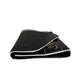 JIMMY CHOO Black Leather Oversized Sierra Convertible Cluch Handbag
