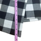 MILLY 100% Virgin Wool Black Plaid Skirt Size 2