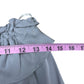 MILLY Gray Silk Strapless Blouse Size 8