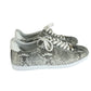 PAIGE Snakeskin AMY Lace-up Sneaker Size 8