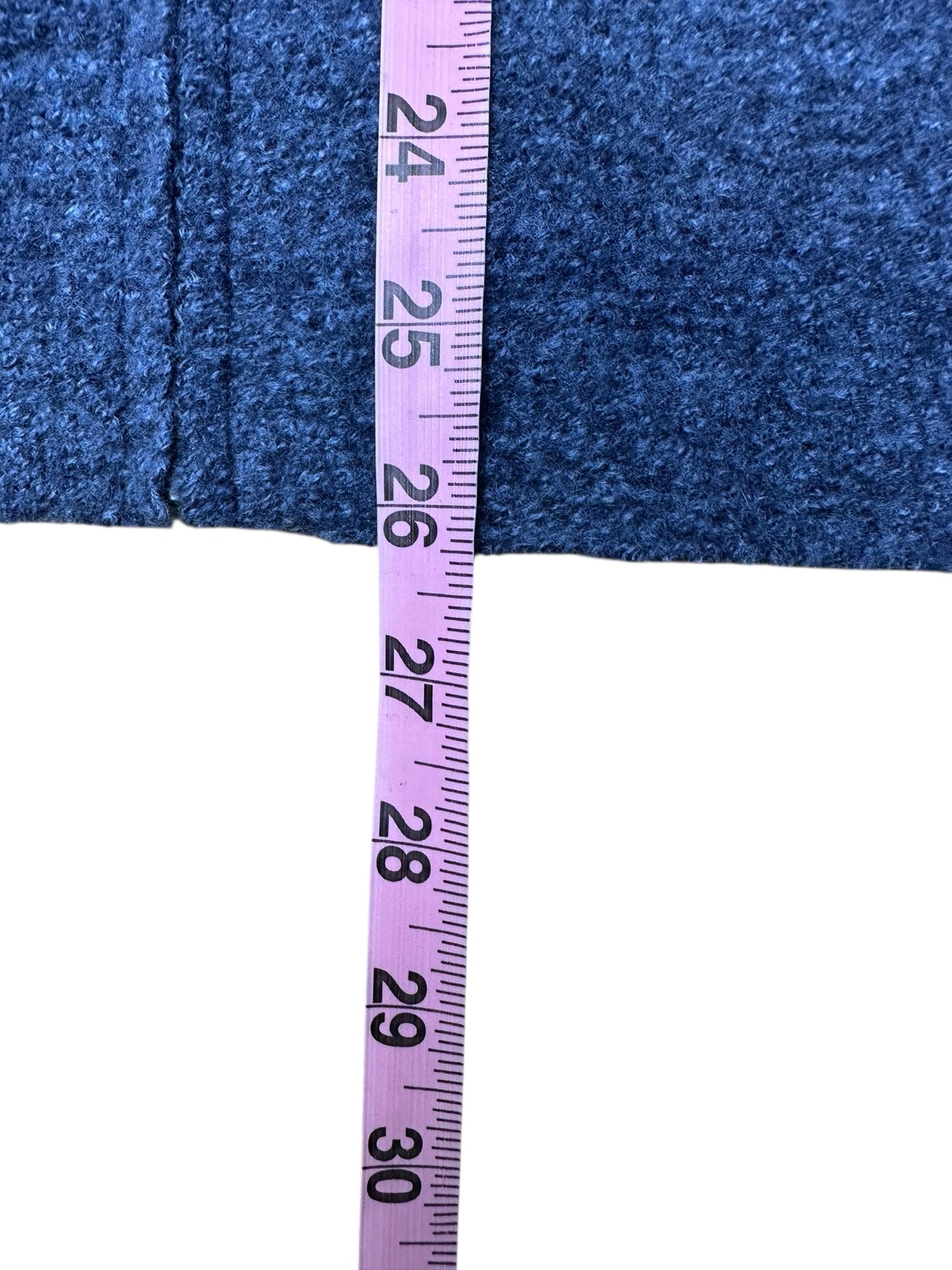 EILEEN FISHER Blue 100% Wool Jacket Size S