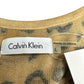 Calvin Klein Brown Animal Print Dress Size L