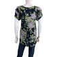 Rag & Bone Blue Floral 100% Silk Blouse Size XS
