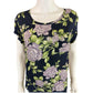 Rag & Bone Blue Floral 100% Silk Blouse Size XS