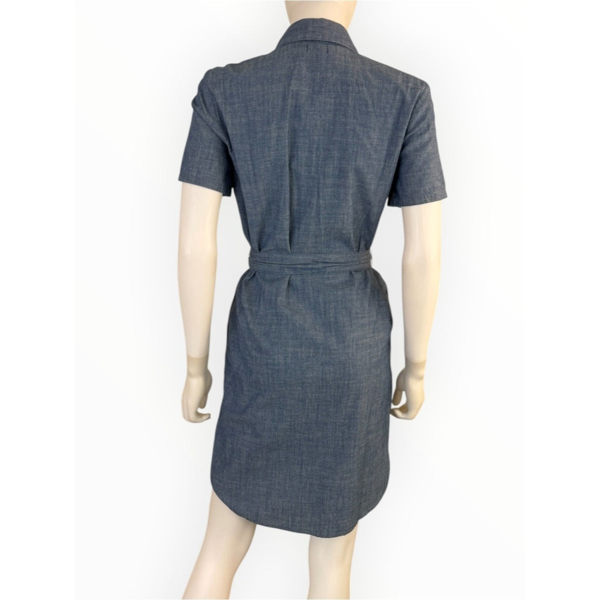 J. Crew NWT Blue Denim Chambray Shirt Dress Size 2
