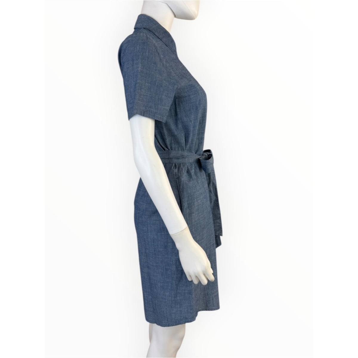 J. Crew NWT Blue Denim Chambray Shirt Dress Size 2