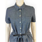 J. Crew NWT Blue Denim Chambray Shirt Dress Size 2