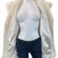 Rachel Zoe Cream Faux Fur Coat Size M
