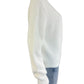Sadie & Sage NWT White Porcelain Rhinestone Bow Cardigan Size XS