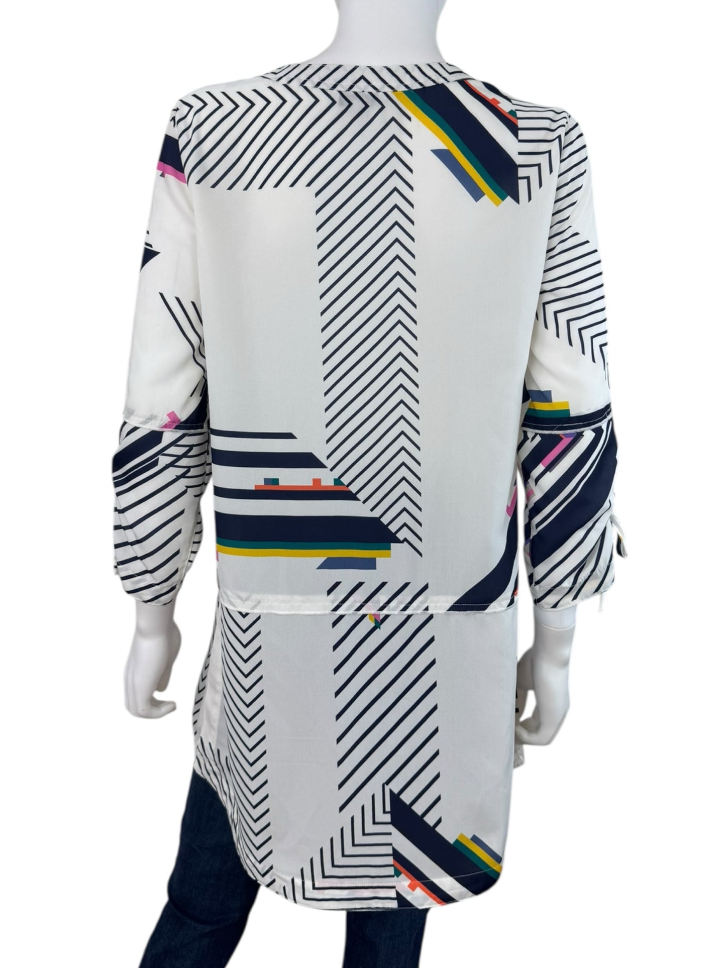JOHN MARK NWT Color Collage Button-Down Shirt Size S