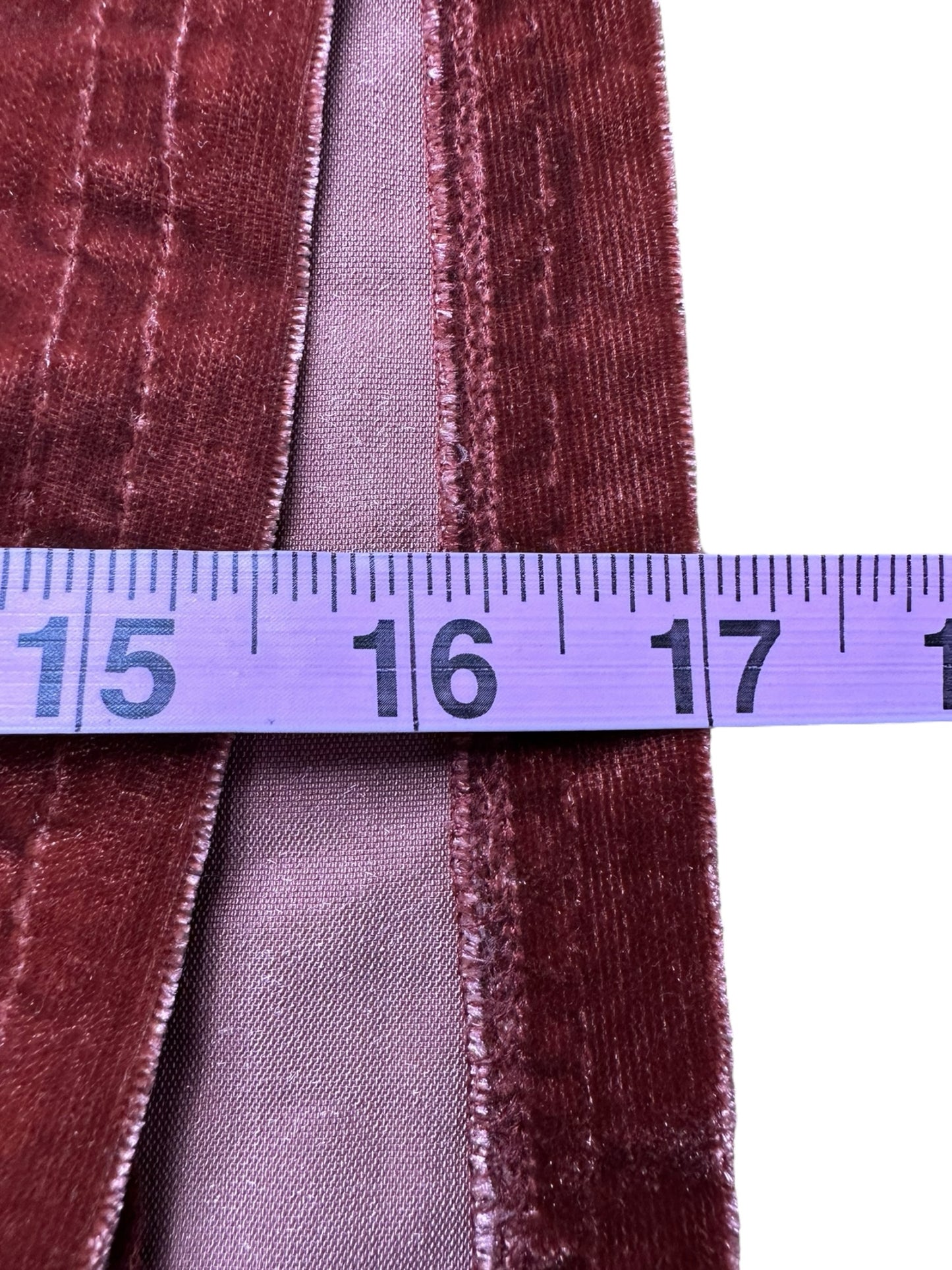 Free People Brown Velvet Vivian Mini Skirt Size 8