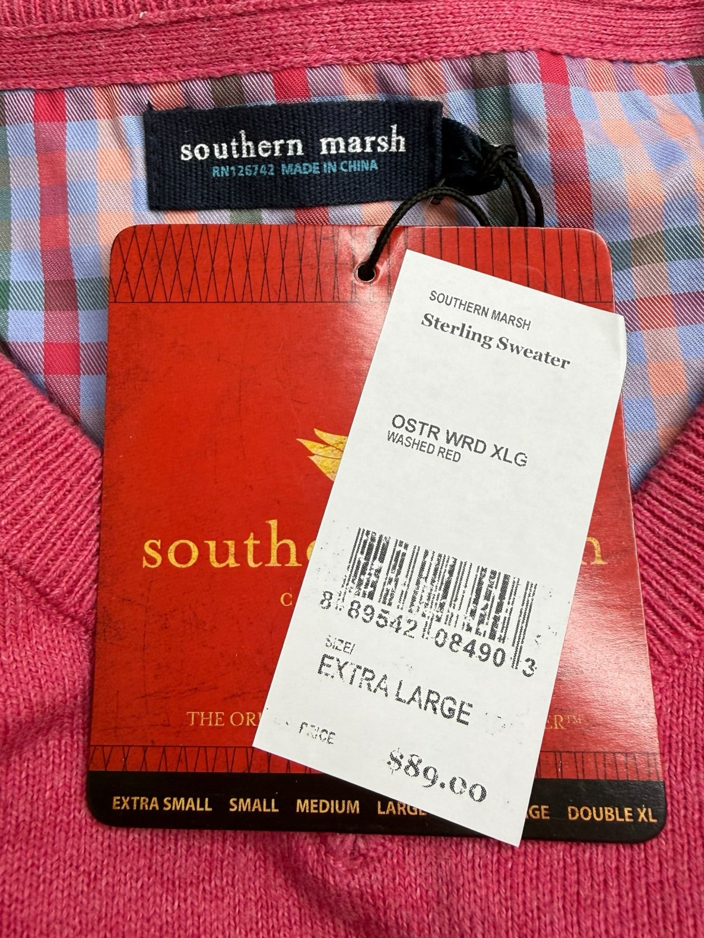 southern marsh Hot Pink 'Sterling Sweater' Sweater Size XL