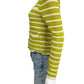 heartloom NWT Green Striped Sweater Cardigan Size XS