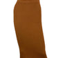 J. Crew Brown Knitted Midi skirt Size XS