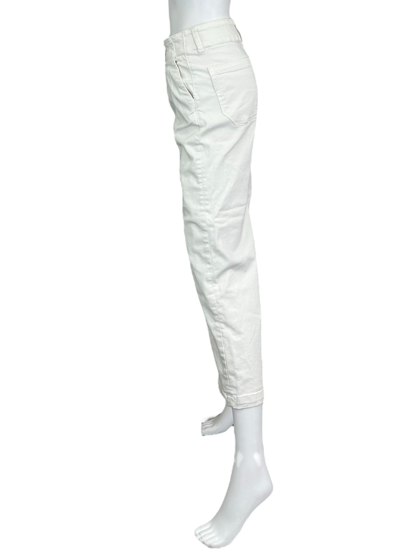 PAIGE White Wide Leg Jean Size 27