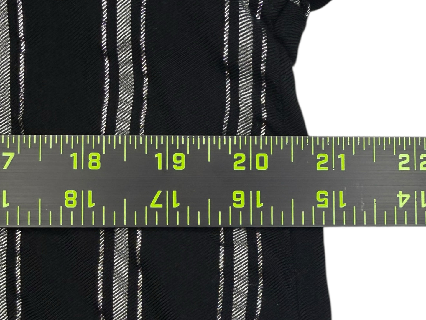 Chelsea & Violet NWT Black Striped Button Down Shirt Size M