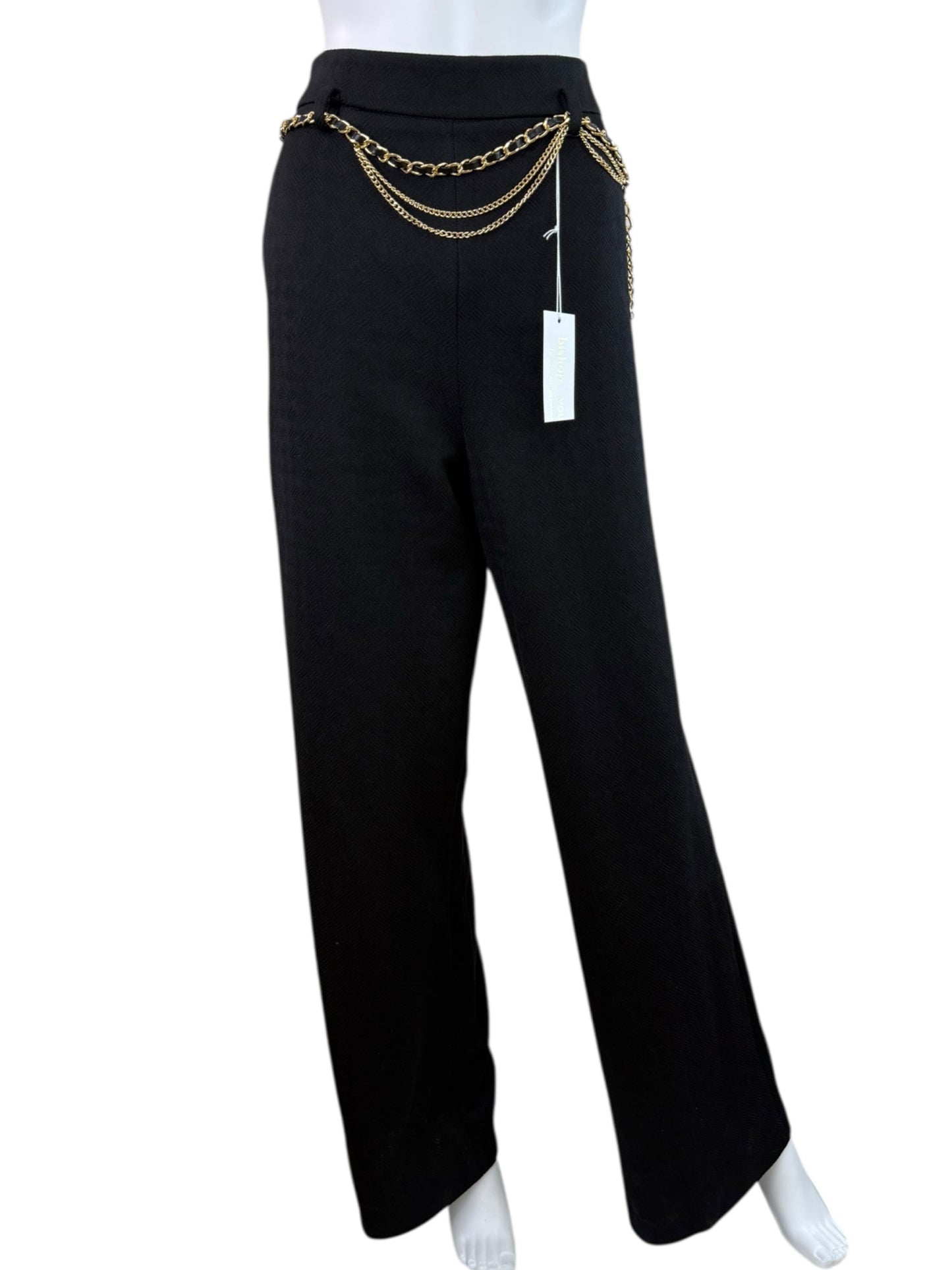 Bishop & Young NWT Black Lara Wide Leg Trouser Size L