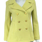 J. Crew Yellow Wool Pea Coat Size 6