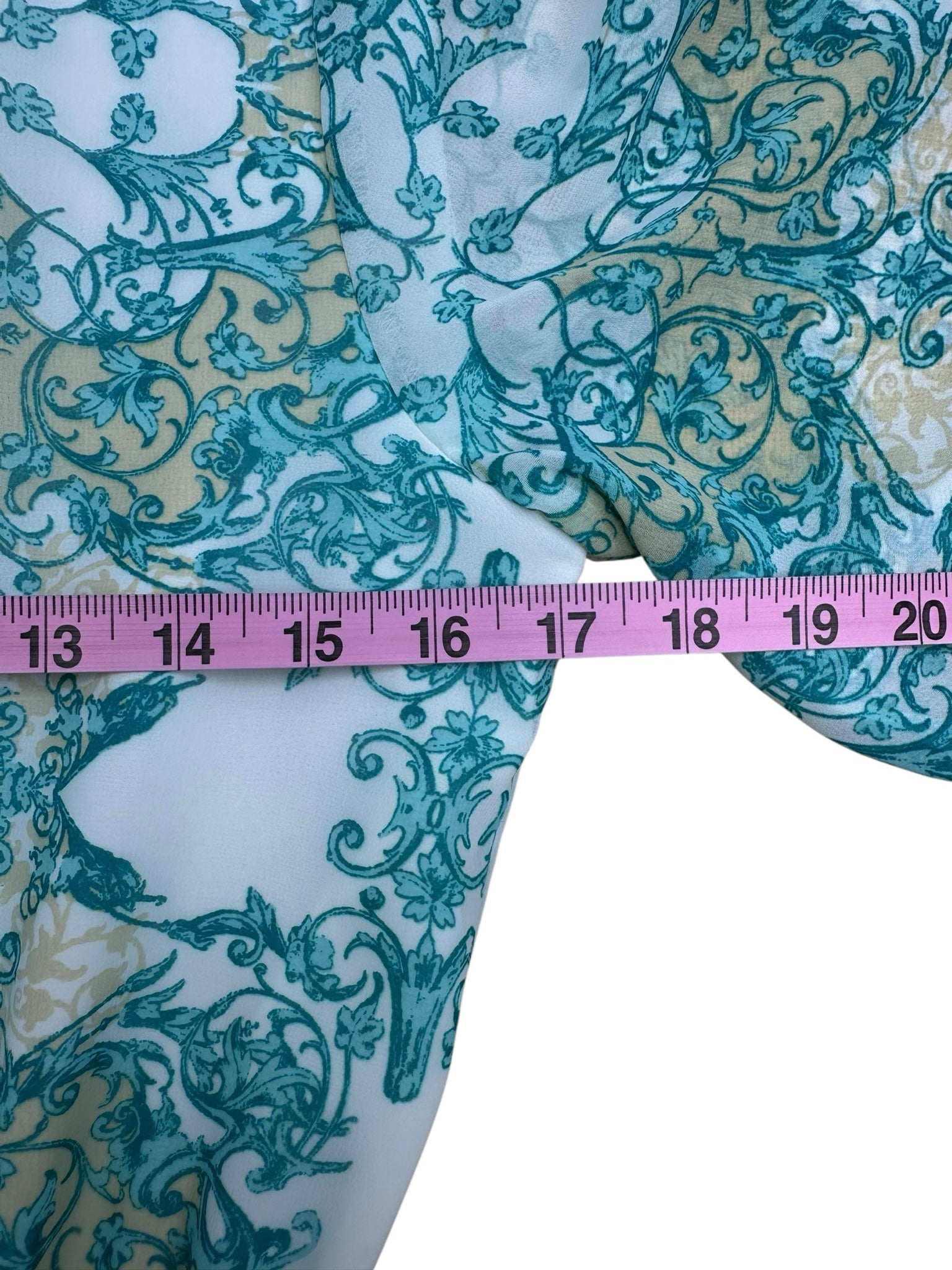 ANTONIO MELANI Teal Paisley Mini Dress Size 2 ANTONIO MELANI Teal Paisley Mini Dress Size 2